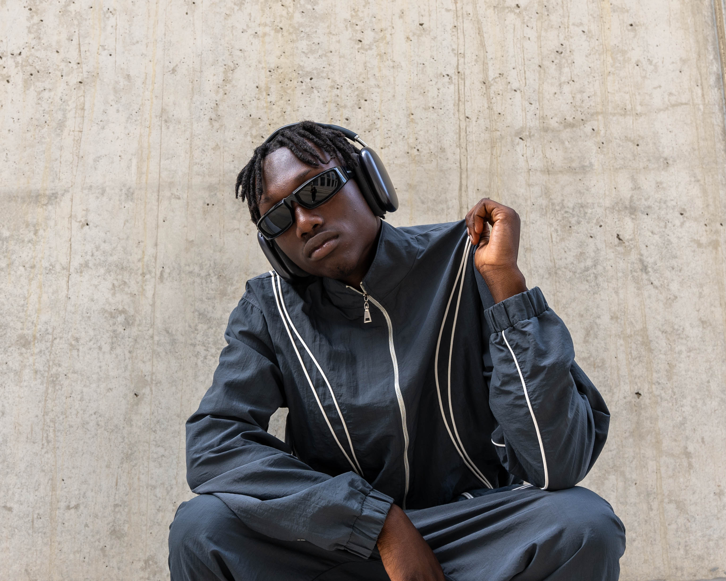 Exit Life -Track Jacket Grey