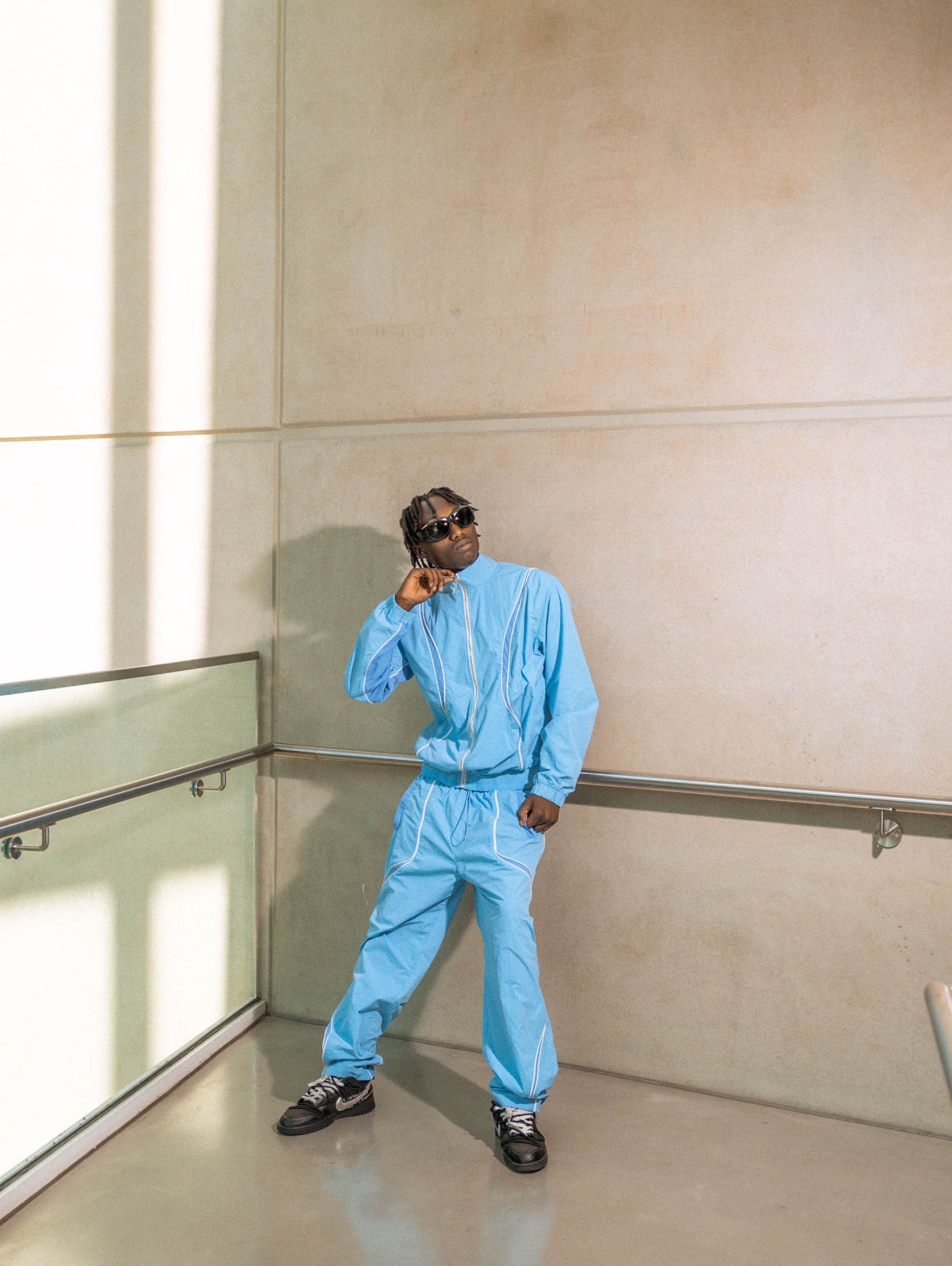 Exit Life -Track Pants Blue