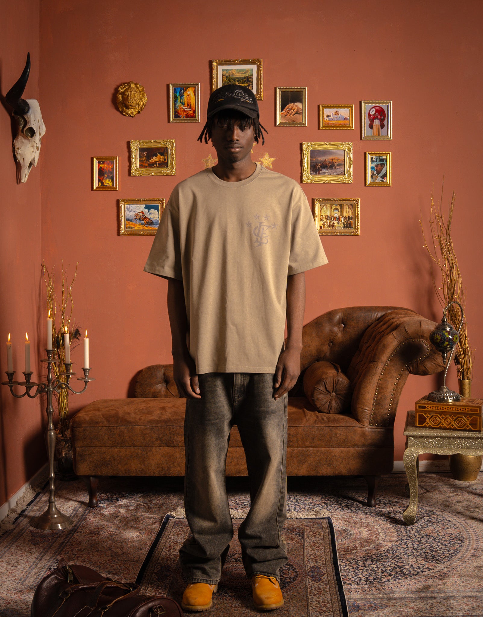 Exit "Permanents" T-Shirt Brown