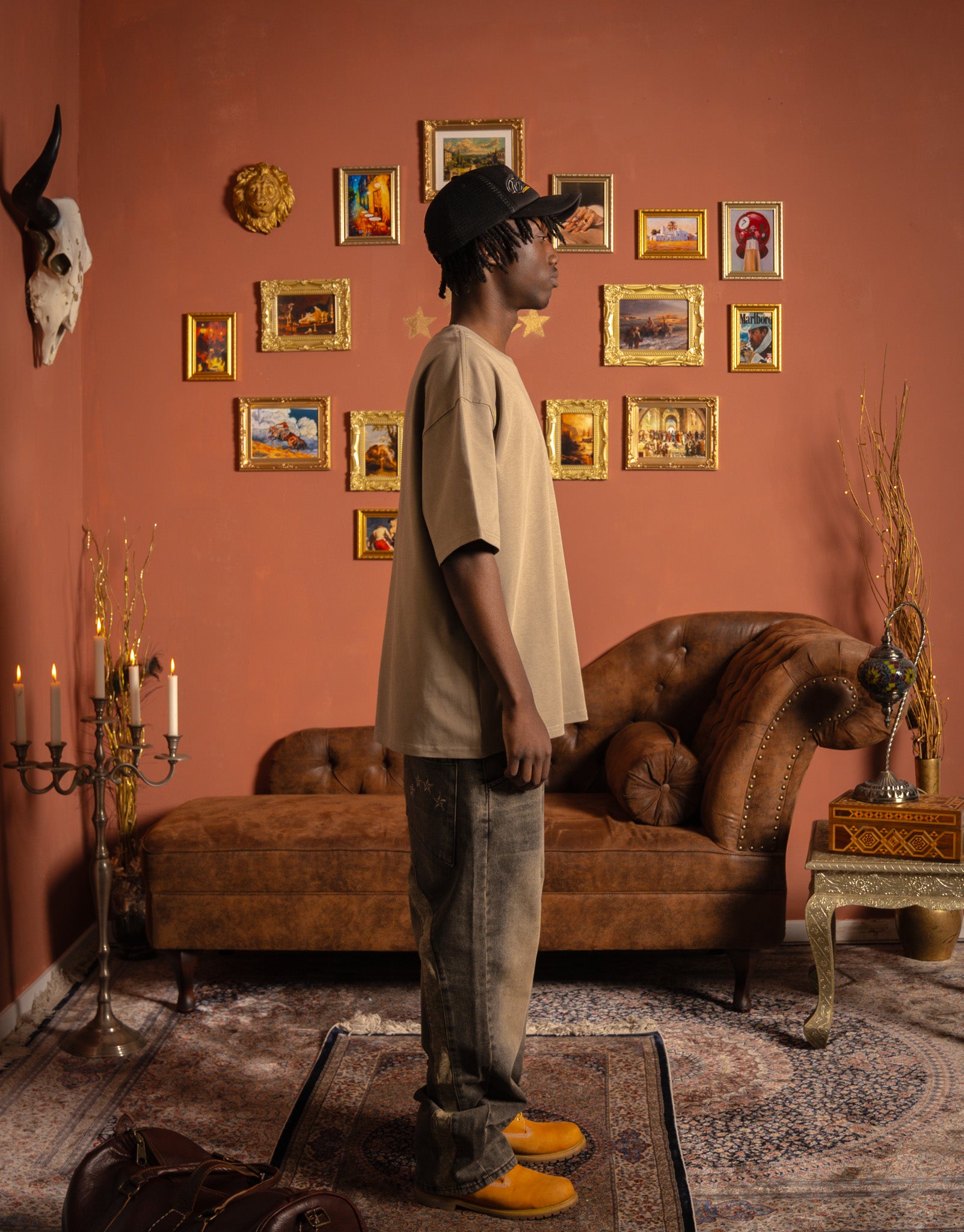 Exit "Permanents" T-Shirt Brown