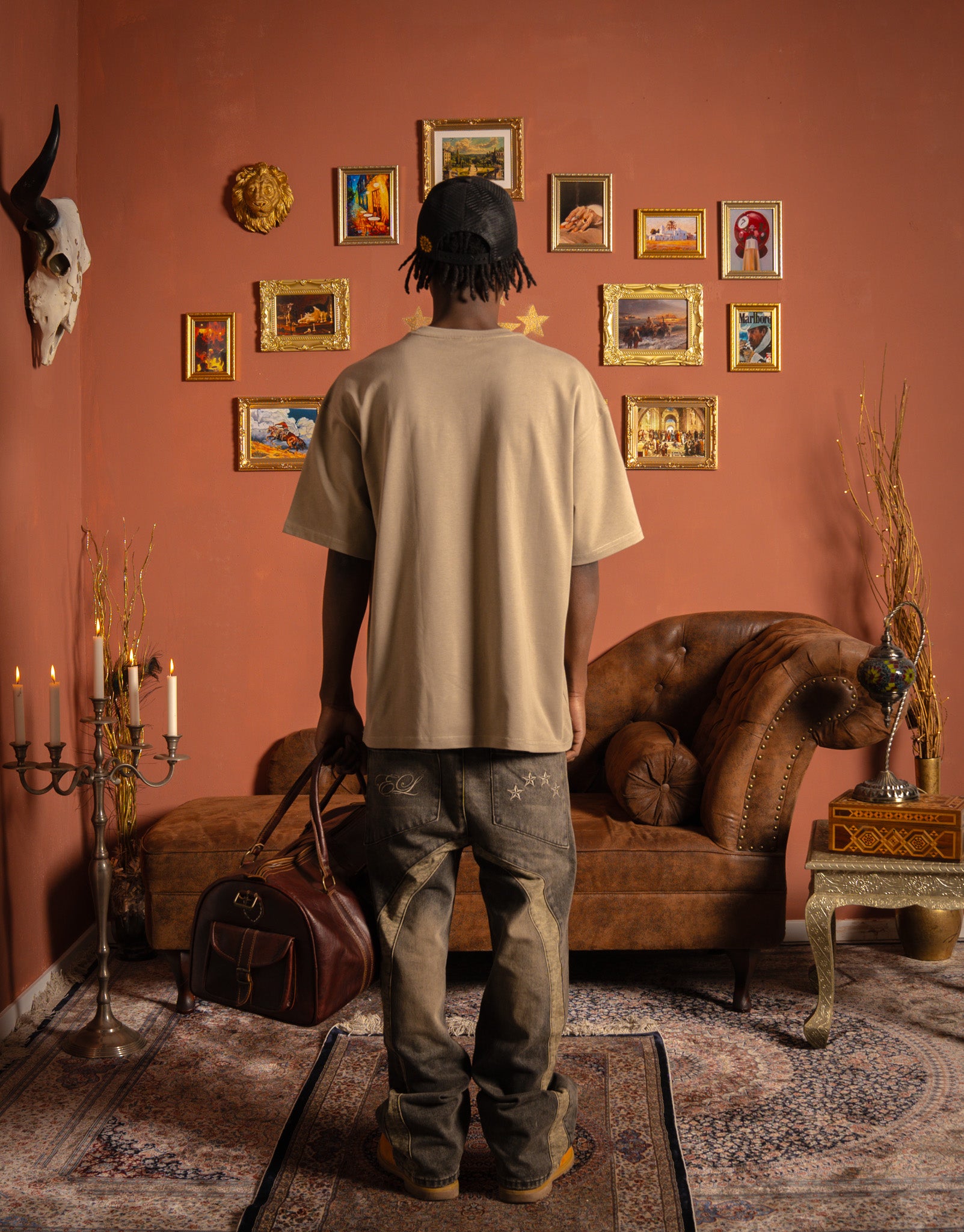 Exit "Permanents" T-Shirt Brown