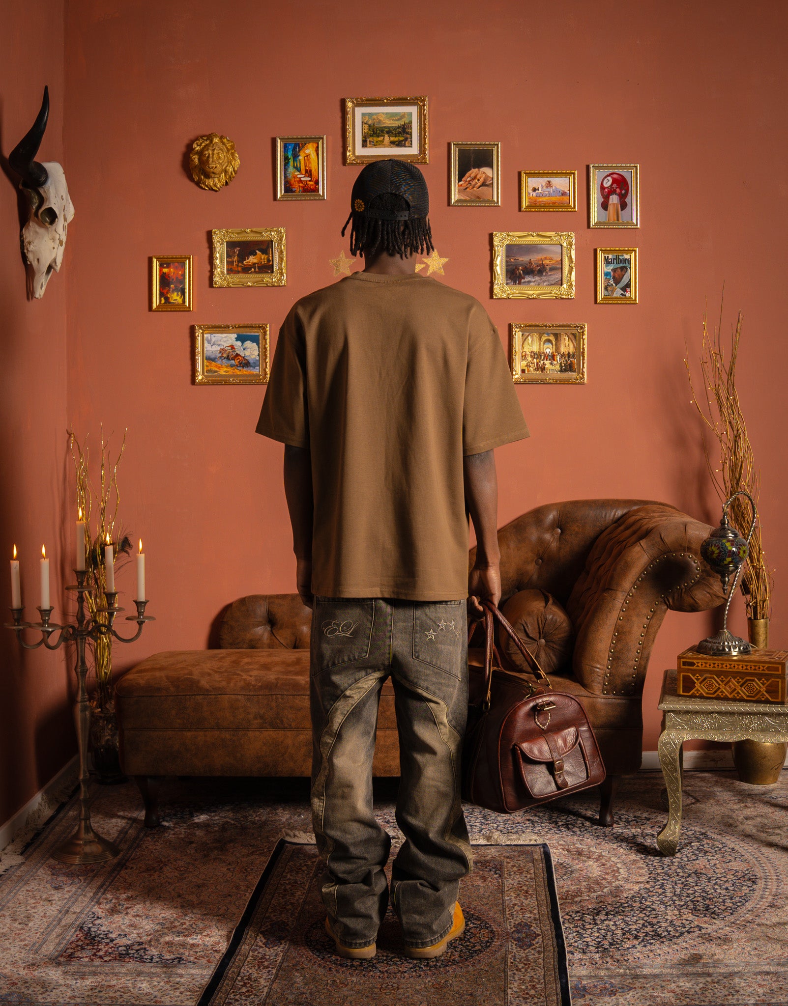 Exit "Permanents" T-Shirt Dark Brown