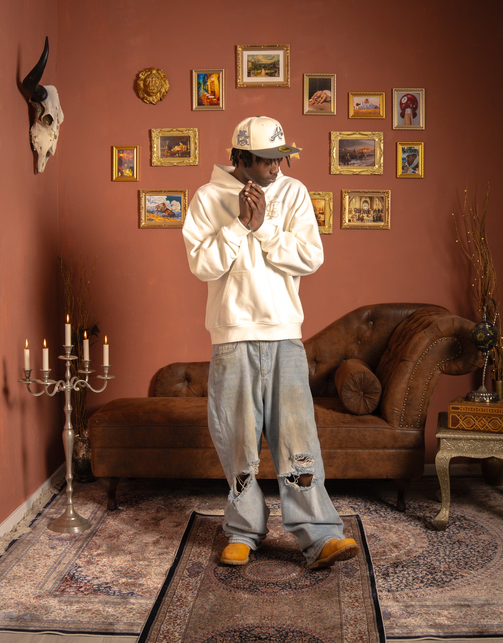 Exit "Permanents" Hoodie Off-White