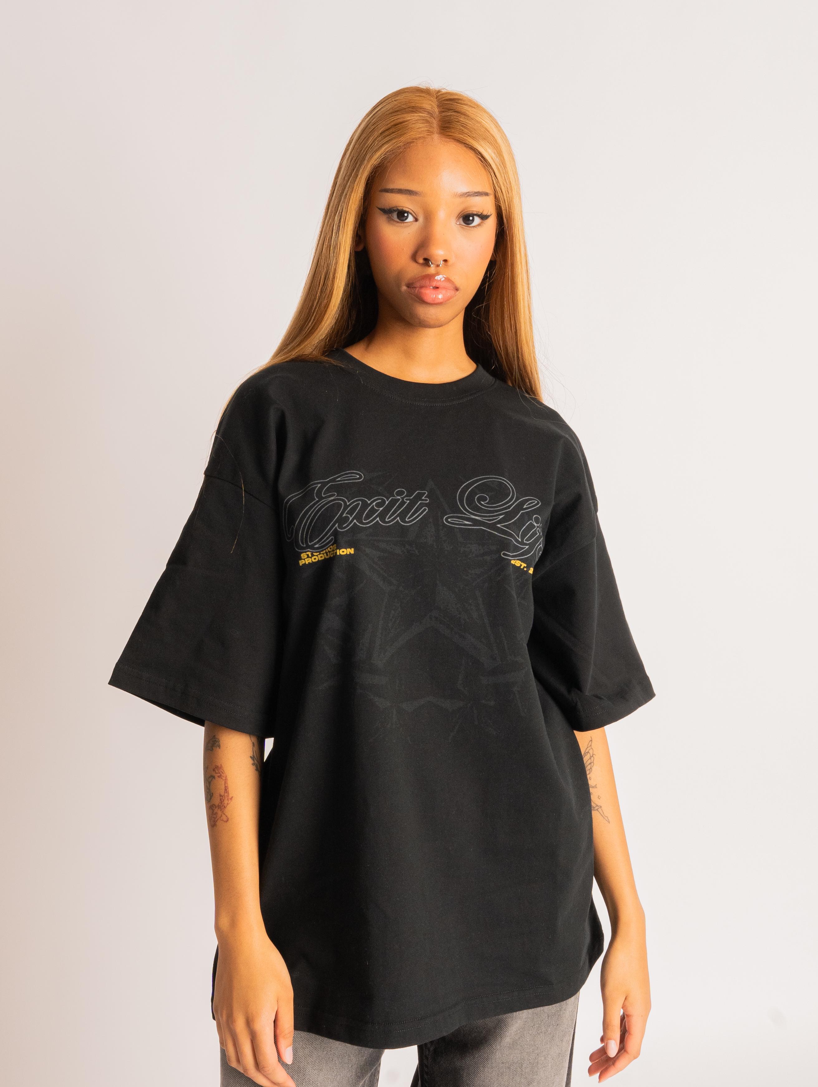 Exit Life V2 Stars Shirt Black