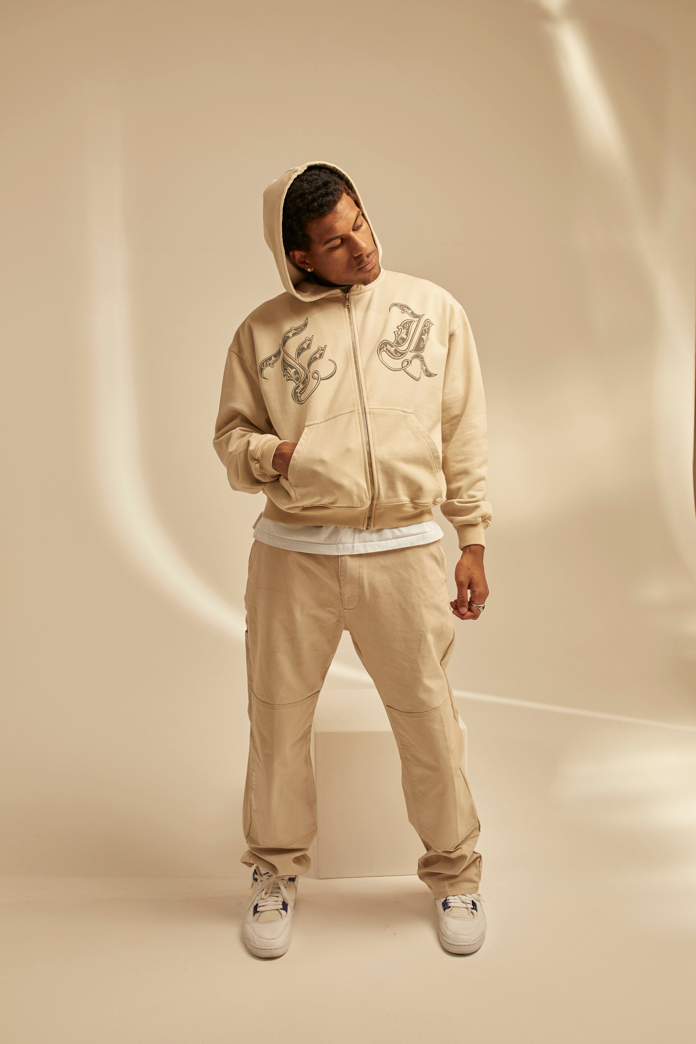 Exit Life Initials Zipper