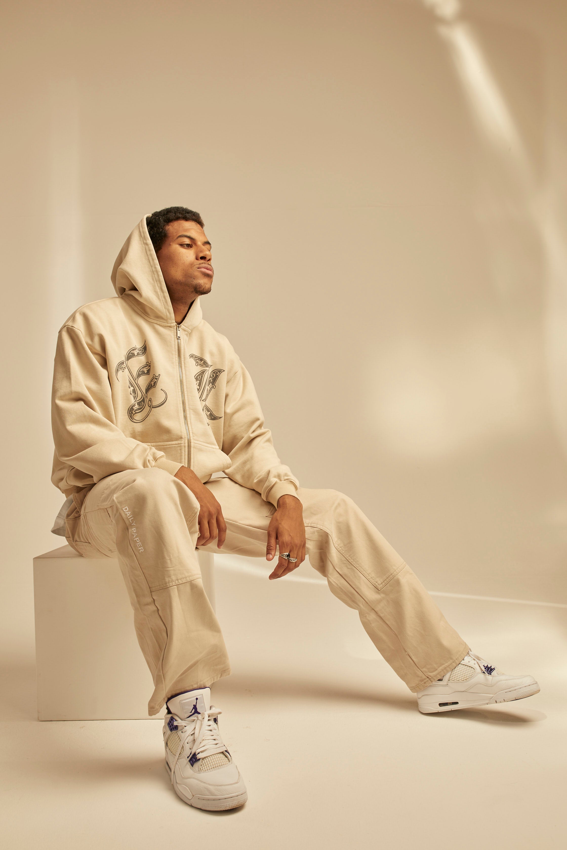 Exit Life Initials Zipper