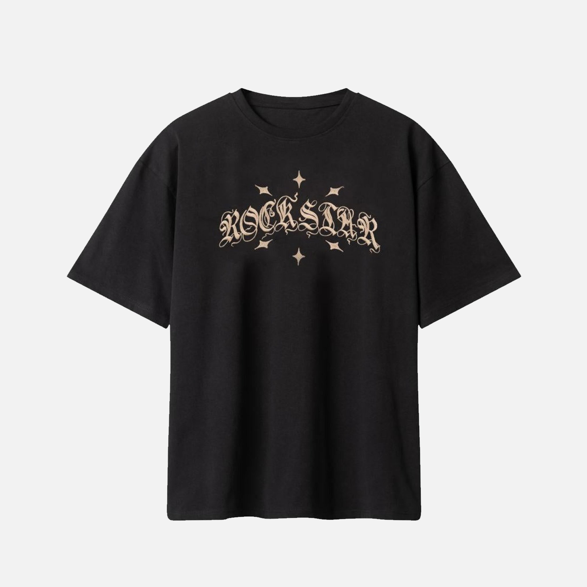 Rockstars Embroiderd T-Shirt Black
