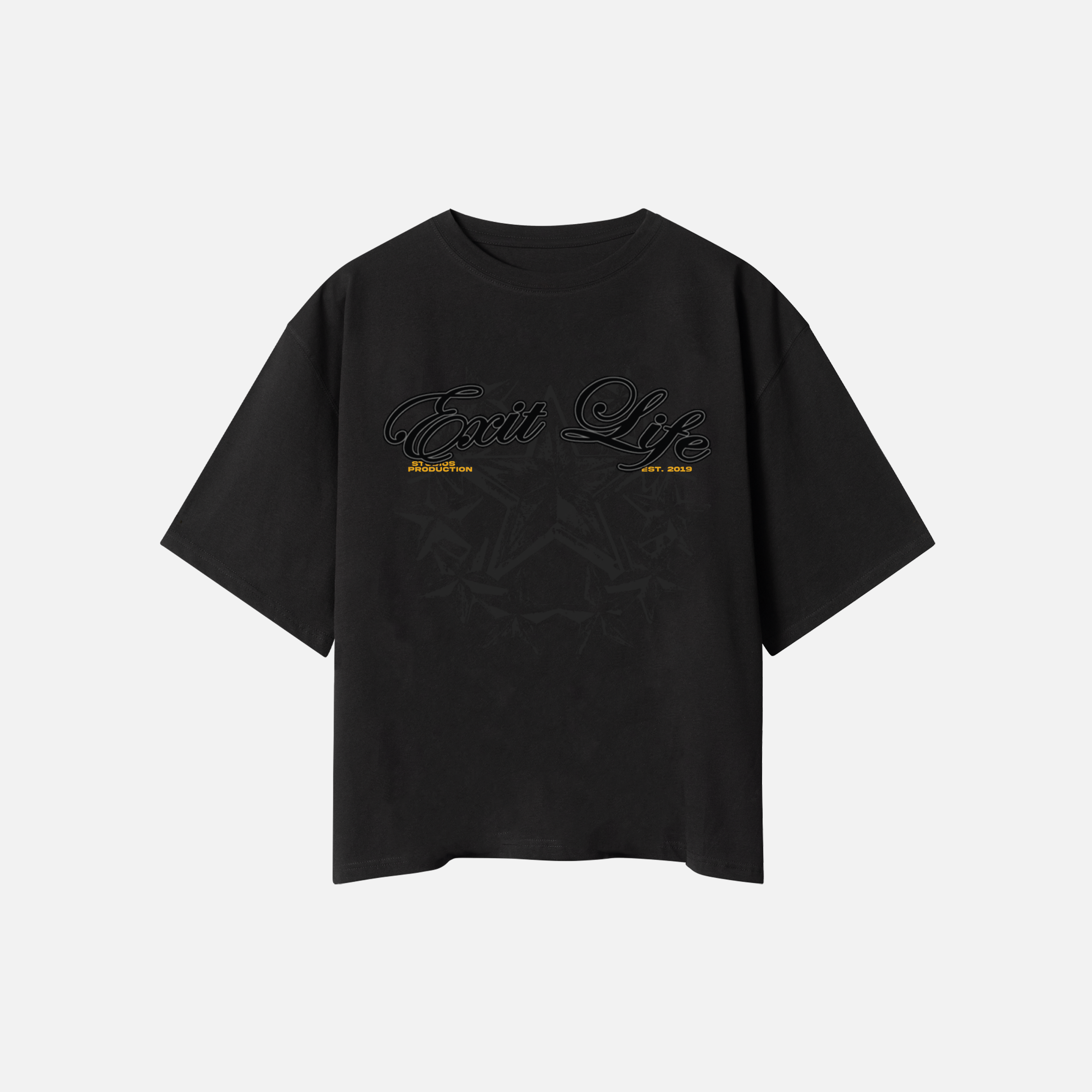 Exit Life V2 Stars Shirt Black