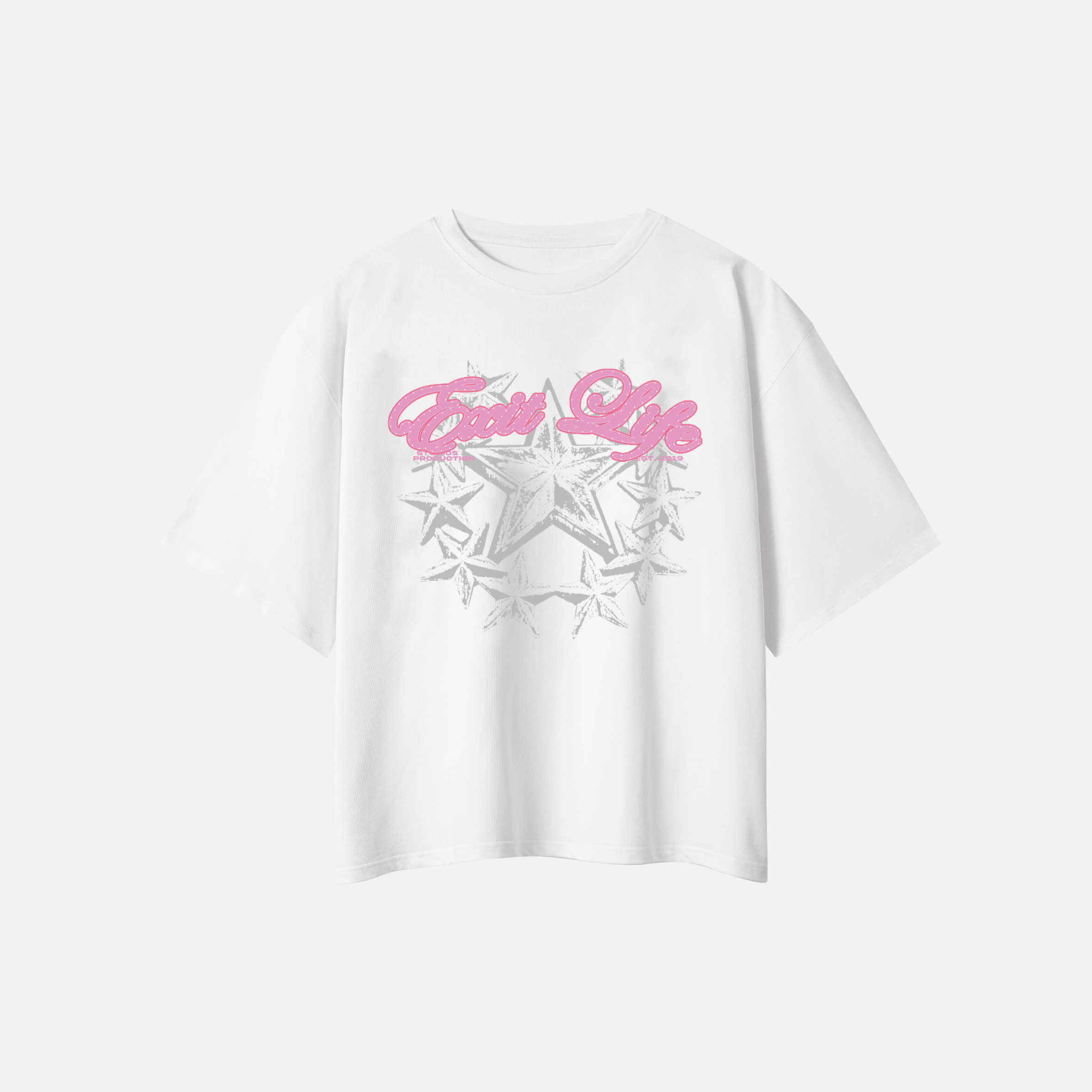 Exit Life V2 Stars Shirt White