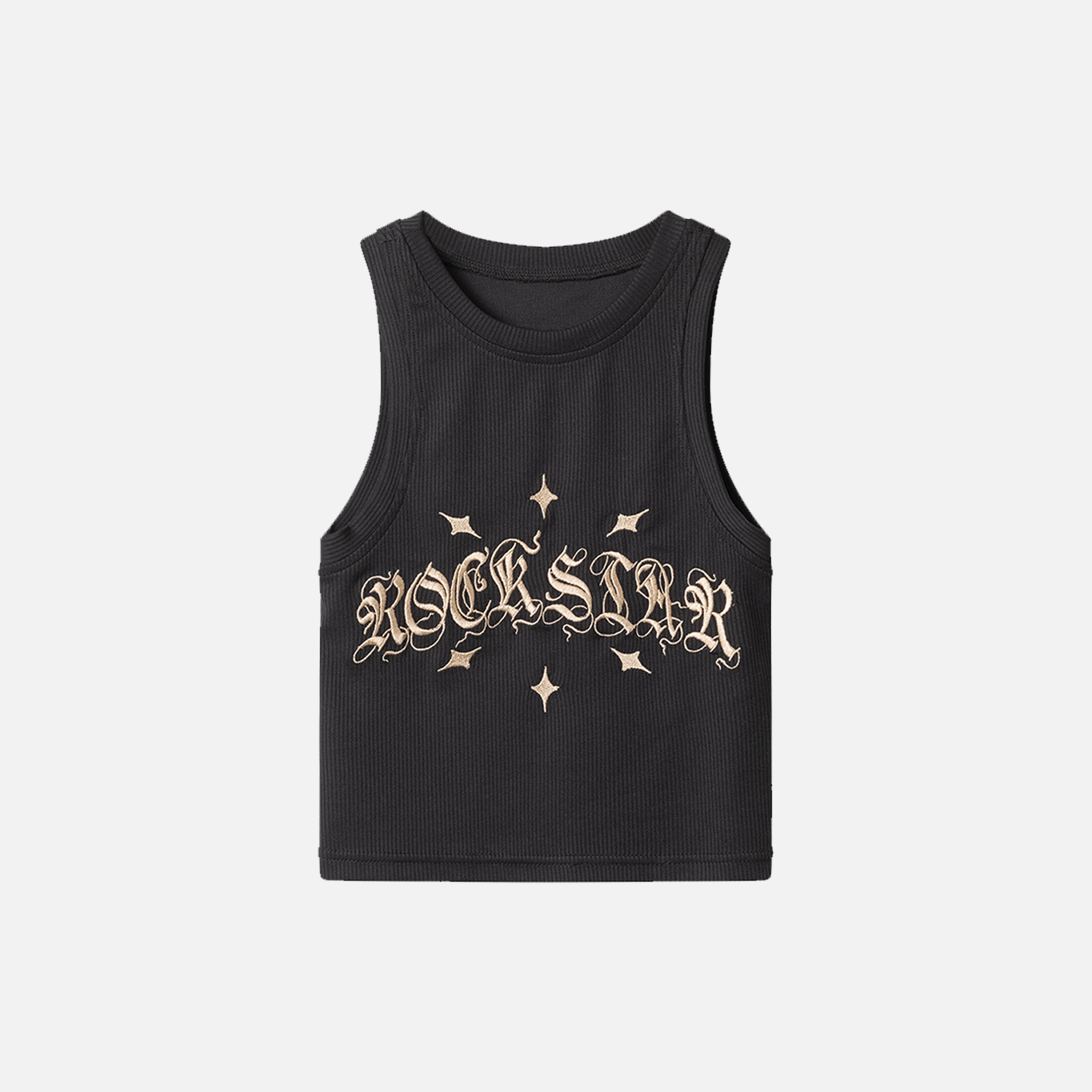 Rockstars Women Tank Top Black